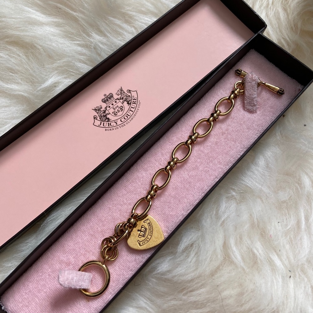 Juicy Couture Gold Charm Bracelet